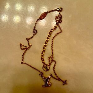 Authentic Louis Vuitton gold necklace